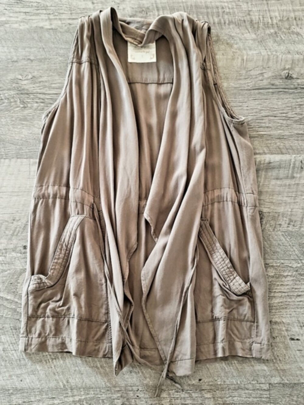 Altar'd State Olive Green Cardigan Vest.